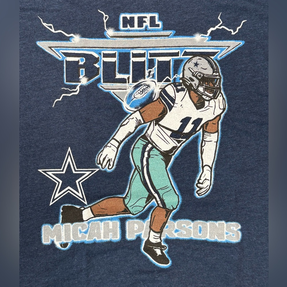 Homage NFL Blitz Micah Parsons T-Shirt – Super Soft